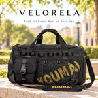 VELORELA Black travel duffel – latest outdoor hero image