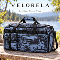 VELORELA Blue travel duffel – latest outdoor hero image