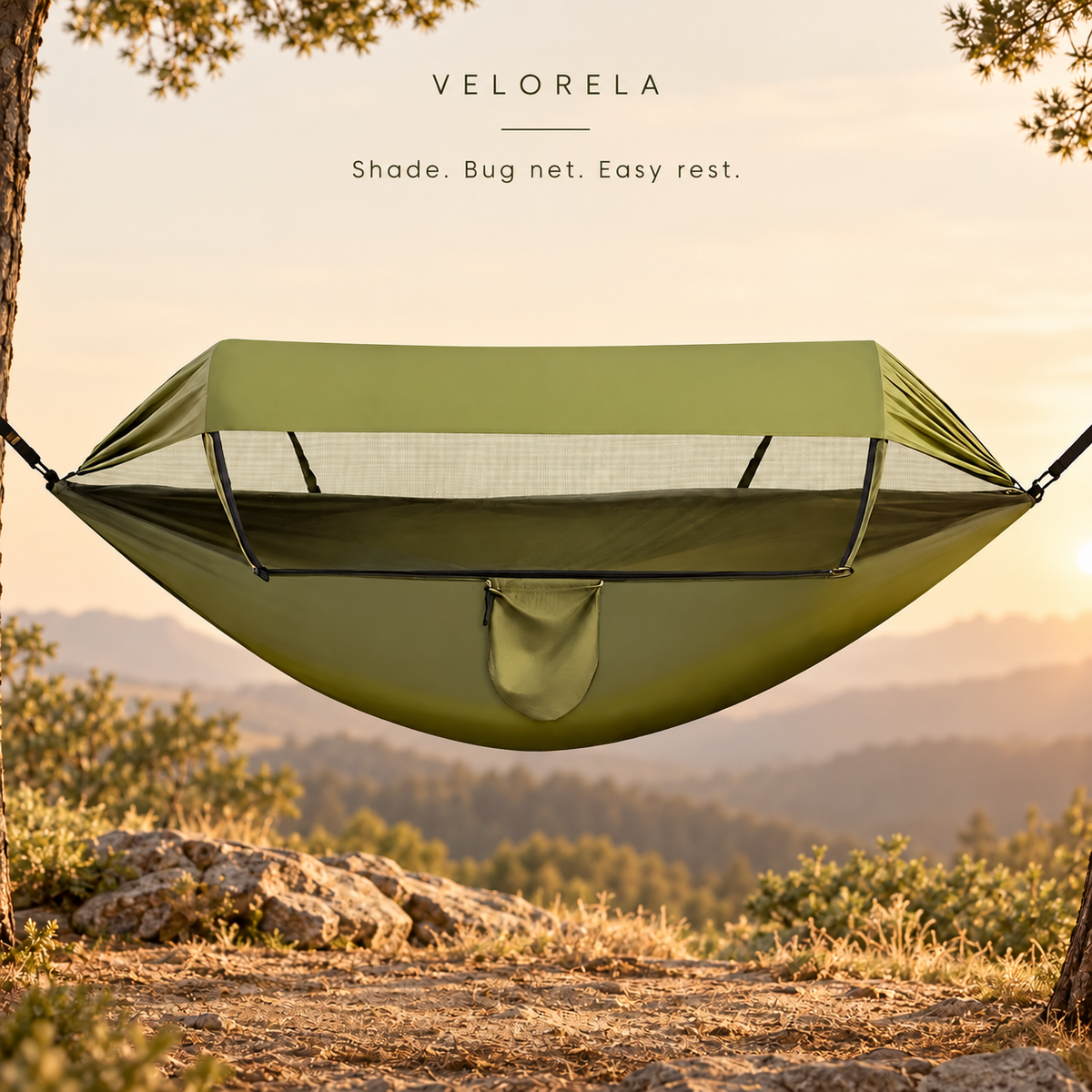 All-in-One Canopy Mosquito Hammock