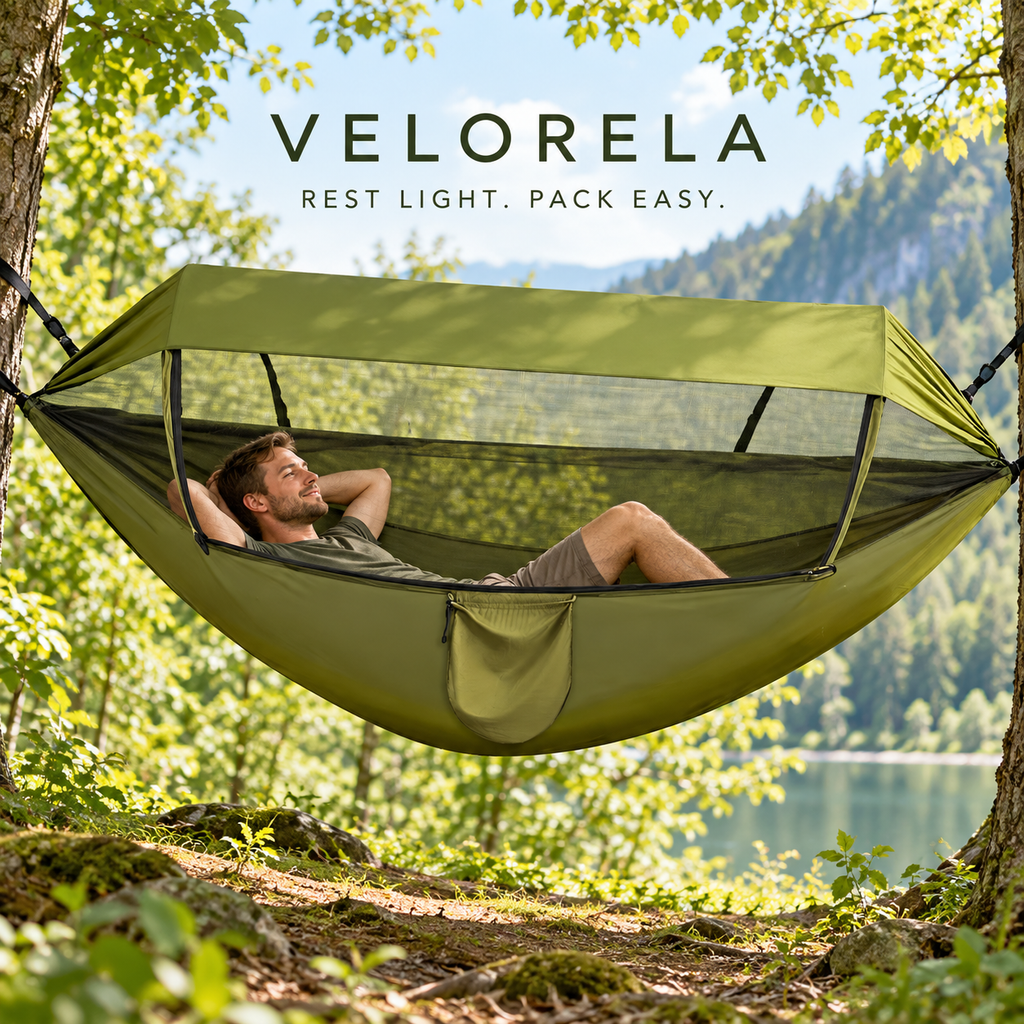 All-in-One Canopy Mosquito Hammock