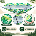 Patterned Canopy Mosquito Hammock