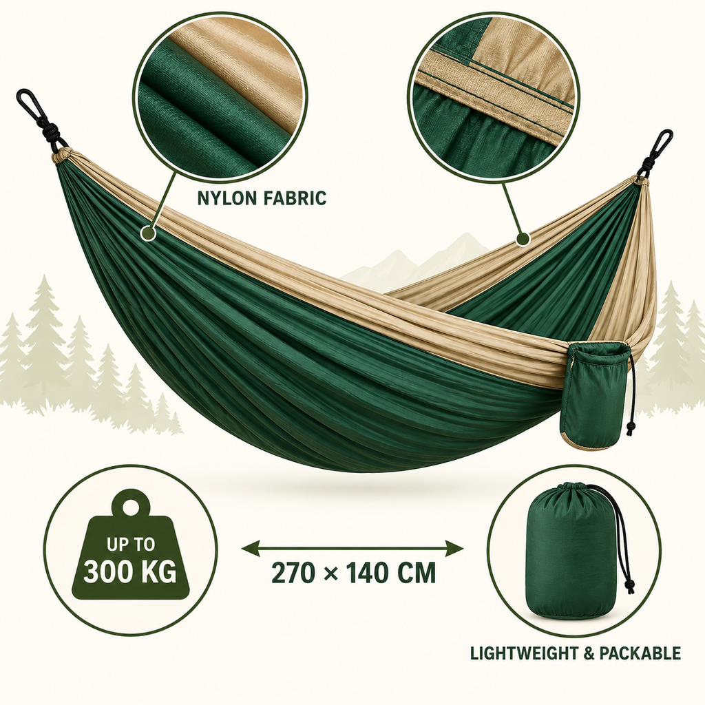 Lightweight Double Camping Hammock
