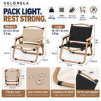 Lightweight Aluminum Folding Camping Chair