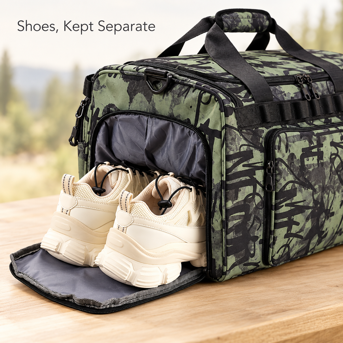 Convertible 3-Way Travel Duffel Backpack