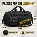 Convertible Multi-Carry Travel Duffel Backpack