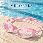 Velorela Comfort Fit Swimming Goggles — pearl pink
