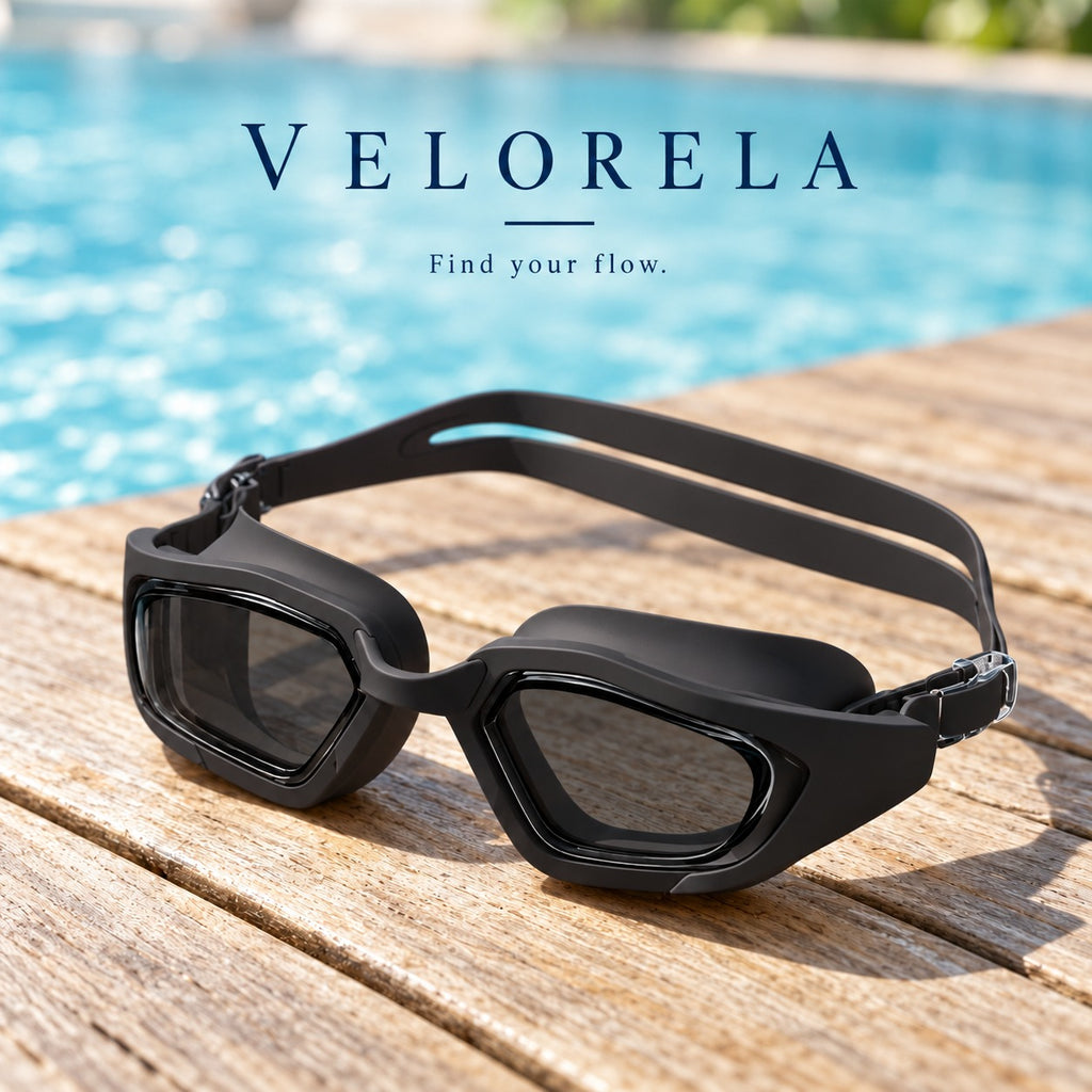 Black goggles with darker lenses