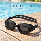Black goggles with darker lenses