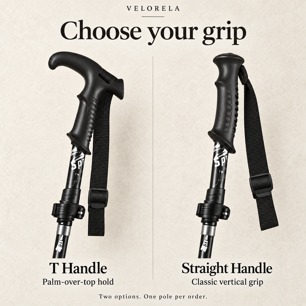T Handle and Straight Handle grip comparison