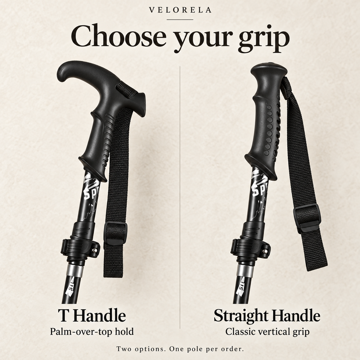 T Handle and Straight Handle grip comparison