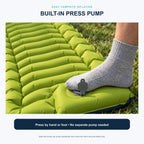 Built-in press pump operated by hand or foot